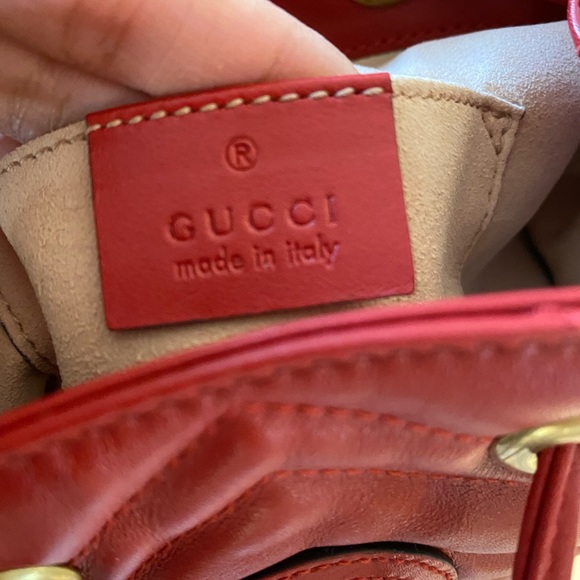 Authentic Gucci Matelasse GG Marmont Flap Backpack - Picture 6 of 16